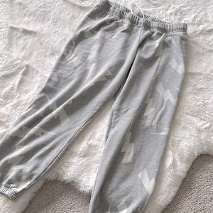 Michael Lauren lightening bolt sweats